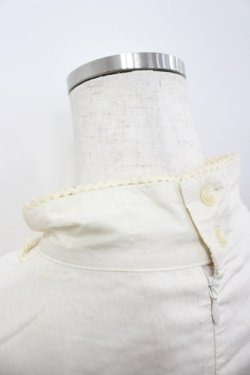 画像3: BPN / ブラウス&コルセット風ドッキングワンピース  アイボリーＸ黒 I-26-02-20-057-GO-OP-SA-ZI