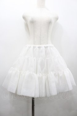 画像1: ATELIER PIERROT / ボリュームパニエ  白 I-26-02-20-065-EL-SK-SA-ZI