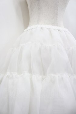 画像3: ATELIER PIERROT / ボリュームパニエ  白 I-26-02-20-065-EL-SK-SA-ZI