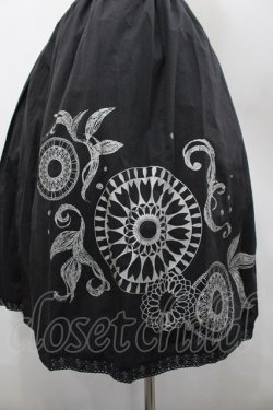 画像3: gouk (kikou) / 市松リボンの袴スカート  黒Ｘ紫 I-26-02-20-068-0-SK-SA-ZI