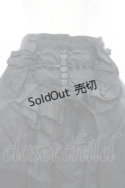 画像3: BPN / フロントクロスフリルスカート  黒 I-26-02-20-071-GO-SK-SA-ZI