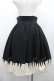 画像2: NO.S PROJECT / ピアノスカート  黒Ｘアイボリー I-26-02-20-073-LO-SK-SA-ZI (2)