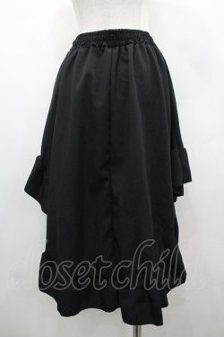 画像2: MARBLE / フリル燕尾スカート  黒 I-26-02-20-077-GO-SK-SA-ZI