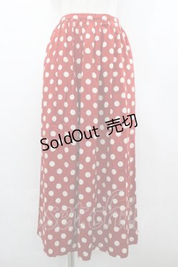 画像1: PINK HOUSE / ドットスカート  赤Ｘ白 I-26-02-20-078-LO-SK-SA-ZI