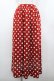 画像1: PINK HOUSE / ドットスカート  赤Ｘ白 I-26-02-20-078-LO-SK-SA-ZI (1)