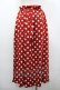 画像2: PINK HOUSE / ドットスカート  赤Ｘ白 I-26-02-20-078-LO-SK-SA-ZI (2)