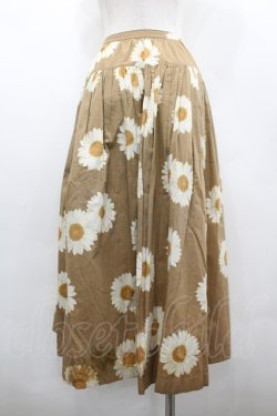 画像2: PINK HOUSE / 雛菊プリントスカート  ブラウンＸ白 I-26-02-20-079-LO-SK-SA-ZI