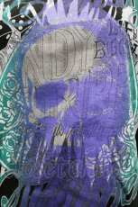 画像3: Candy Stripper / スカルスペードTシャツ 2 黒Ｘ青Ｘ緑 I-26-02-20-008-PU-TO-SA-ZI (3)
