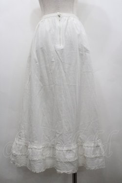 画像2: PINK HOUSE / 裾ピンタックフリルスカート  白 I-26-02-20-084-LO-SK-SA-ZI