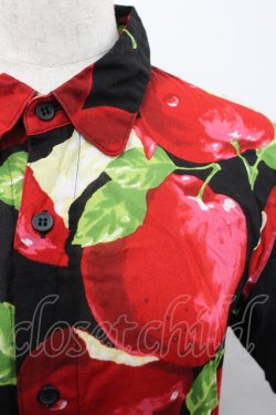 画像3: MILKBOY / APPLE SHIRTS  ブラック×レッド I-26-02-20-009-MB-BL-SA-ZI