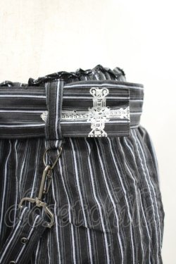 画像3: PUTUMAYO / ストライプサルエルパンツ  黒Ｘ青 I-26-02-20-092-PT-PA-SA-ZI