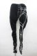 画像1: alice auaa / netレギンス  ブラック×ホワイト I-26-02-20-093-AA-PA-SA-ZI (1)