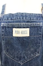 画像3: PINK HOUSE / ロゴワッペンデニムジャンパースカート  青デニム I-26-02-20-096-LO-OP-SA-ZI (3)