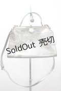 Jean Paul GAULTIER / ニューローズがま口ドクターバッグ  シルバー I-26-02-20-101-GO-BG-SA-ZI