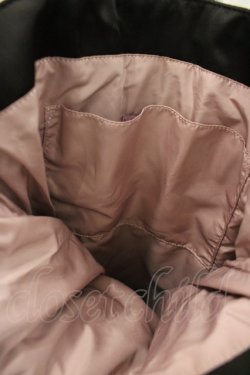 画像3: Maison de FLEUR / バイカラーダブルリボンギャザートートバッグ  黒Ｘピンク I-26-02-20-107-LO-BG-SA-ZI