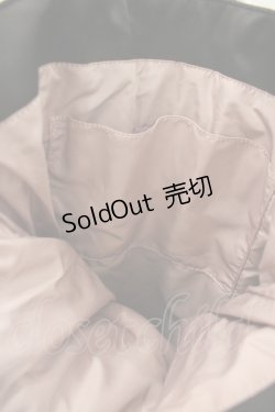 画像3: Maison de FLEUR / バイカラーダブルリボンギャザートートバッグ  黒Ｘピンク I-26-02-20-107-LO-BG-SA-ZI