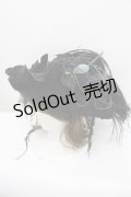 GOTHPUNKその他(買取対象外) / 羽根薔薇モチーフハット  黒 I-26-02-20-109-GO-AC-SA-ZT087