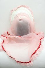 画像3: Hinana Queena / Strawberry Party ボンネット&ヴェールセット  ピンクｘ白 I-26-02-20-111-LO-AC-SA-ZT501 (3)