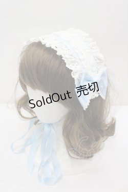 画像1: BABY,THE STARS SHINE BRIGHT / 薔薇レースヘッドドレス  サックス I-26-02-20-113-BA-JA-TE-ZI