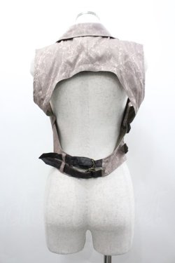 画像2: STEAM / ベルト付きベスト  ブラウン I-26-02-20-012-HN-TO-SA-ZI