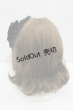 画像3: ATELIER PIERROT / ローズパールカチューシャ  黒 I-26-02-20-117-EL-AC-SA-ZI