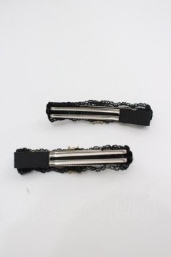 画像2: LOLITAその他(お買取対象外) / ビジュークリップセット  黒Ｘシルバー I-26-02-20-121-LO-AC-SA-ZI
