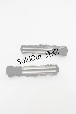 画像2: LOLITAその他(お買取対象外) / ビジュークリップセット  黒Ｘシルバー I-26-02-20-121-LO-AC-SA-ZI