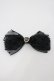画像1: Rojita / ドットオーガンジーリボンヘアクリップSET  黒 I-26-02-20-122-LO-AC-SA-ZI (1)