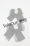 LOLITAその他(お買取対象外) / パールリボンクリップセット  黒 I-26-02-20-123-LO-AC-SA-ZI