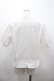 画像2: PINK HOUSE / 胸元リボンストライプ刺繍半袖ブラウス  白 I-26-02-20-019-LO-BL-SA-ZI (2)
