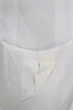 画像3: INGEBORG / フロントピコフリル&ピンタック半袖ブラウス  白 I-26-02-20-022-LO-BL-SA-ZI