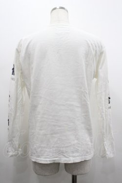 画像2: PINK HOUSE / チェックテディベア&ロゴpt長袖Tシャツ  ホワイト I-26-02-20-023-LO-TS-SA-ZI