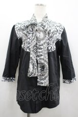 画像1: MILKBOY / PALACE SHIRTS  黒Ｘ白 I-26-02-20-027-MB-BL-SA-ZI (1)