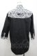 画像2: MILKBOY / PALACE SHIRTS  黒Ｘ白 I-26-02-20-027-MB-BL-SA-ZI (2)
