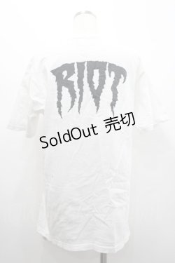 画像2: MILKBOY / FAT BUNNY Tシャツ L 白Ｘ黒 I-26-02-20-030-MB-TO-SA-ZI