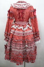 画像3: BABY,THE STARS SHINE BRIGHT / Berry Sweet Bouquetロングワンピース  赤 I-26-02-23-033-BA-OP-SA-ZI (3)