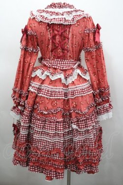 画像3: BABY,THE STARS SHINE BRIGHT / Berry Sweet Bouquetロングワンピース  赤 I-26-02-23-033-BA-OP-SA-ZI