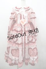 BABY,THE STARS SHINE BRIGHT / Tartelette aux Fraisesロングワンピース  ピンク I-26-02-23-034-BA-OP-SA-ZI