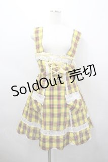 BABY,THE STARS SHINE BRIGHT / タータンチェック裾スカラップ