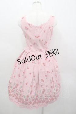 画像3: Emily Temple cute / チェリープリントジャンパースカート  ピンク I-26-02-23-042-ET-OP-TE-ZI