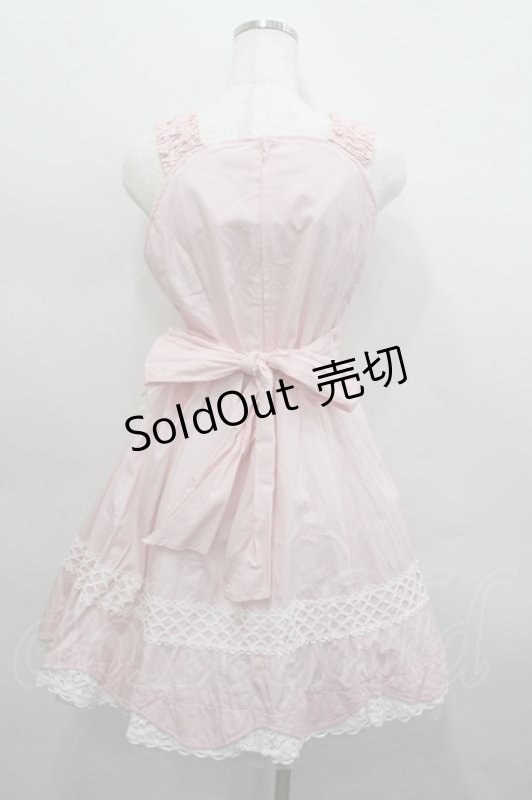 画像3: BABY,THE STARS SHINE BRIGHT / 裾スカラップジャンパースカート  ピンク I-26-02-23-046-BA-OP-TE-ZI (3)