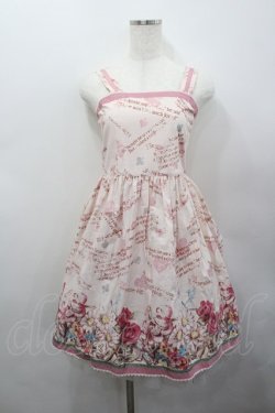 画像1: Shirley Temple / トランプガーデンジャンパースカート  ピンク I-26-02-23-047-ET-OP-TE-ZI