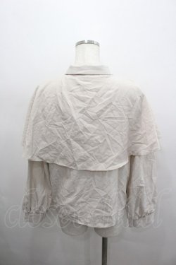 画像3: axes femme POETIQUE / ブローチ付フレアスリーブブラウス  アイボリー I-26-02-23-005-AX-BL-SA-ZI