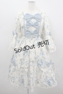 画像1: axes femme kawaii / アンティークローズ柄ワンピース M アイボリー I-26-02-23-059-AX-OP-TE-ZI