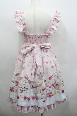 画像3: axes femme kawaii / ダイナーカフェジャンパースカート M ピンク I-26-02-23-064-AX-OP-TE-ZI