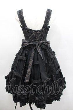 画像3: STEAM / 鳥籠ジャンパースカート  黒 I-26-02-23-066-HN-OP-SA-ZI