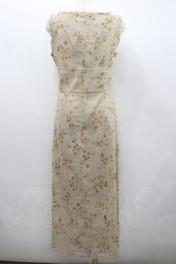 画像3: INGEBORG / フラワーシフォンプリントノースリーブワンピース  アイボリー I-26-02-23-070-LO-OP-SA-ZI