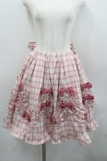 Chalmiere / タータンチェックスカート M ピンク I-26-02-23-087-0-SK-TE-ZI