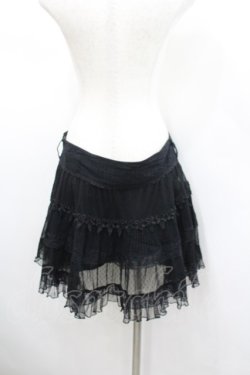 画像3: LOLITA / チュール重ねスカート M 黒 I-26-02-23-094-LO-SK-TE-ZI