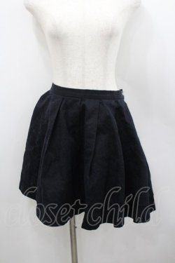 画像1: MAM / 薔薇ジャガードスカート  黒 I-26-02-23-097-LO-SK-SA-ZI